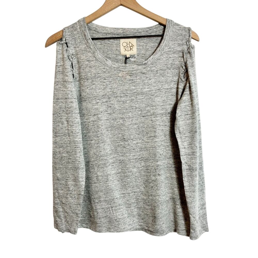CHASER LIGHT GREY WOMEN LONG SLEEVE MEDIUM BRAND NEW WITH TAGS